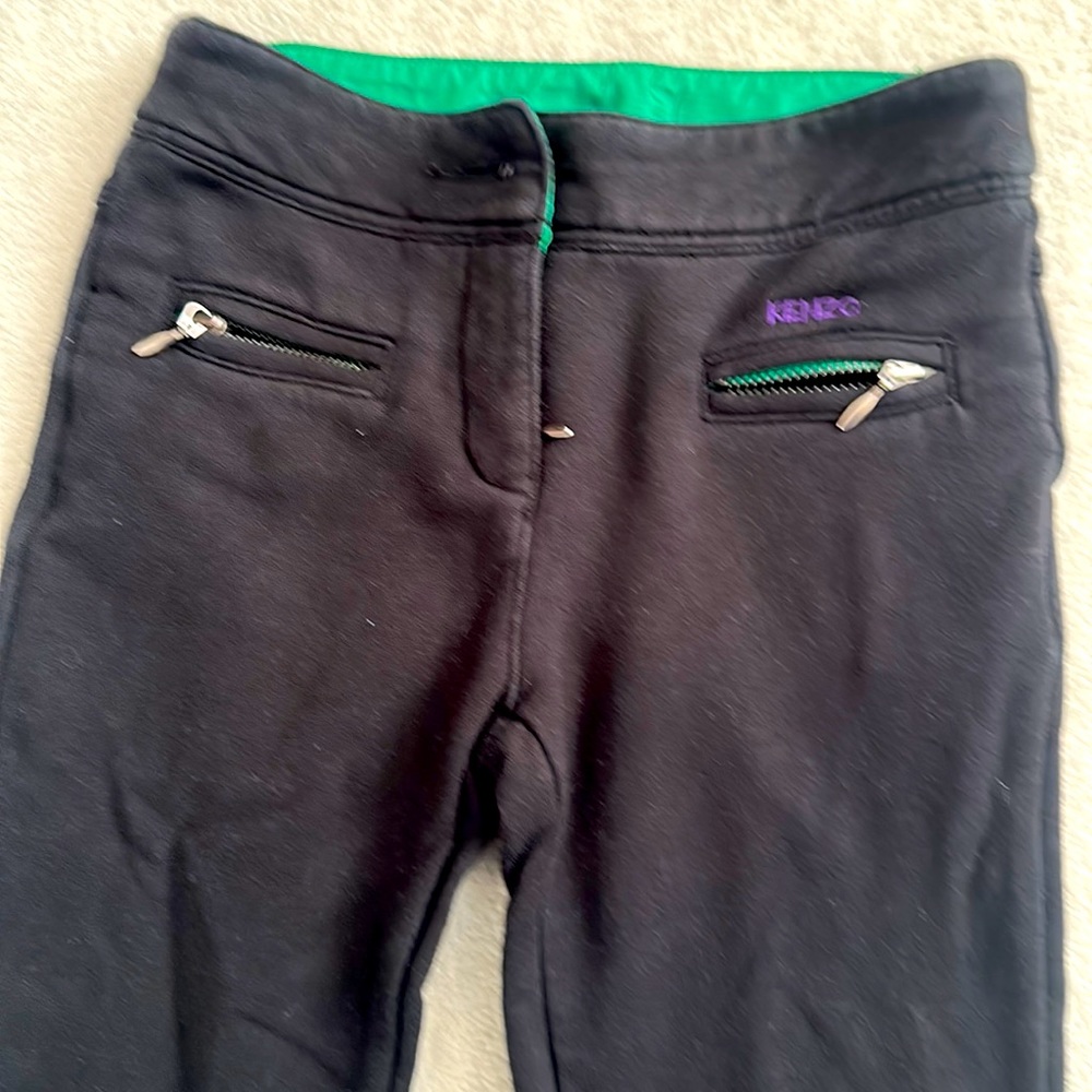 Kenzo Kids Black Fleece Trousers